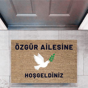 Kapı Önü Paspası Dekoratif Dijital Baskı Kişiye Özel P-2448