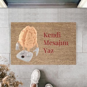 Dijital Baskı Kişiye Özel İç Kapı Dekorasyon Paspas  PS11225