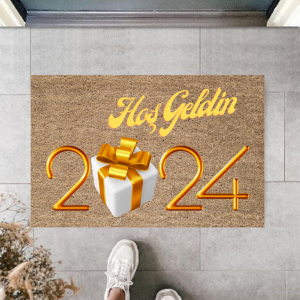 Kapı Önü Paspası Yeni Yıl Konsepti Dijital Baskı PY-175111201
