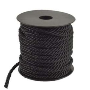 Kordon İp 5 mm Siyah