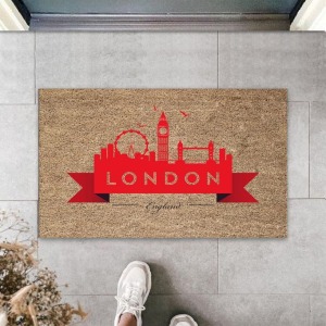 Dijital Baskı Bej London-England Paspas K-3022
