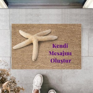 Dijital Baskı Kişiye Özel İç Kapı Dekorasyon Paspas  PS11224