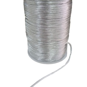 Sıçan Kuyruğu ip Floş 0,5 mm Gümüş 1 Metre