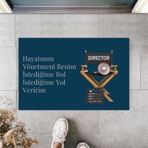 Dijital Baskı Kişiye Özel İç Kapı Dekorasyon Paspas  PS11207