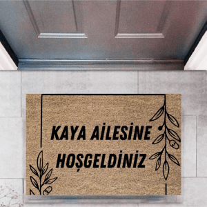 Kapı Önü Paspası Dekoratif Dijital Baskı Kişiye Özel P-2320