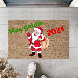 Kapı Önü Paspası Yeni Yıl Konsepti Dijital Baskı PY-175111140