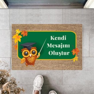 Dijital Baskı Kişiye Özel İç Kapı Dekorasyon Paspas  PS11226