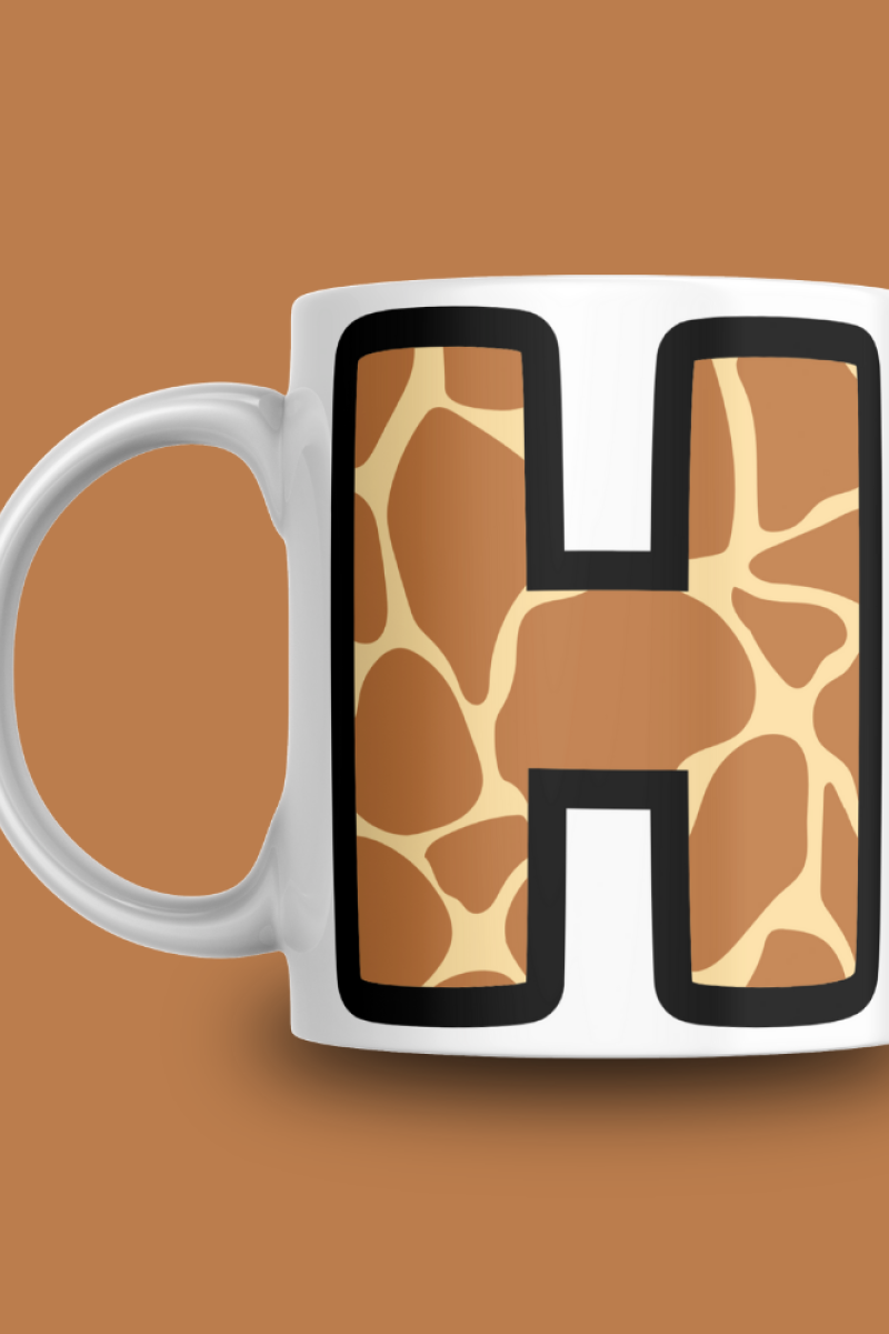 Giraffe H Harfli Kupa