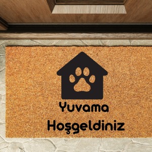 Kapı Önü Paspası Özel Tasarım Koko Model Pati Ev PK-1604