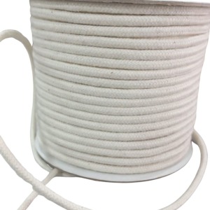 Bağcık İpi Pamuk 1 cm Krem 5 Metre