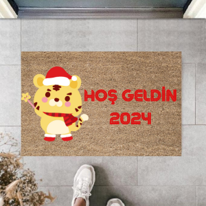 Kapı Önü Paspası Yeni Yıl Konsepti Dijital Baskı PY-175111115