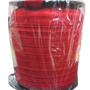 Çamaşır Lastiği Düz 1 cm  75 Metre 1 Top Kırmızı
