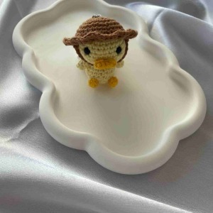 Amigurumi Anahtarlık  El Yapımı Ördek 7 cm