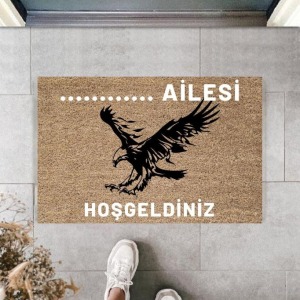 Dijital Baskı Kişiye Özel İç Kapı Dekorasyon Paspas  PS11276