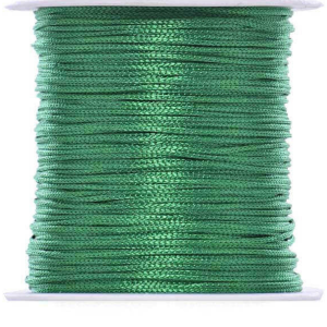 Paraşüt İpi, Bileklik-Kolye örgü ipi 1 mm 50 metre Yeşil
