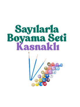 Sayılarla Boyama Seti Kasnaklı